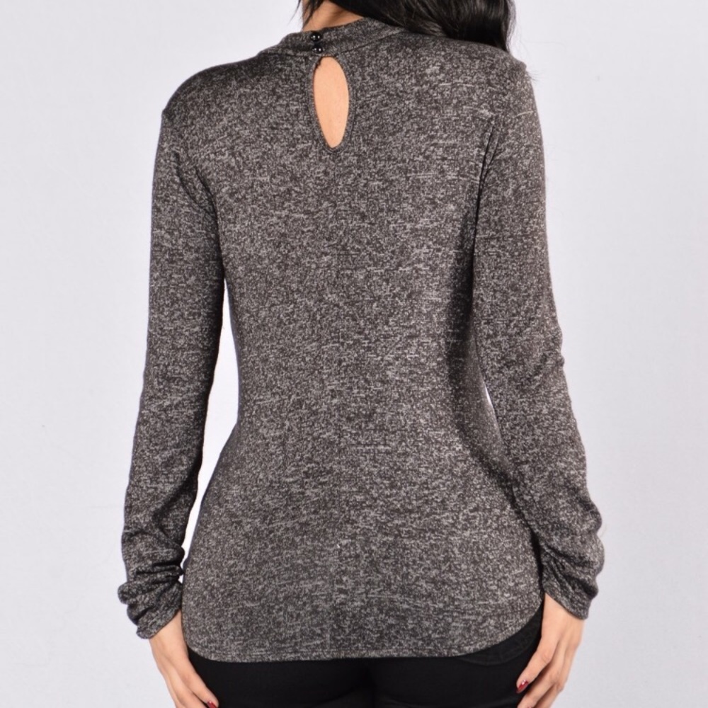 🚨SOLD🚨Fashion nova choker surplice top - Picture 3 of 4